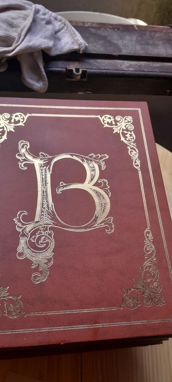 Biblia ilustrada católica de luxo todos os volumes 