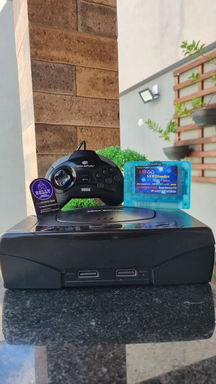 SEGA SATURNO COM SAROO ELITE 32GB - Foto 5