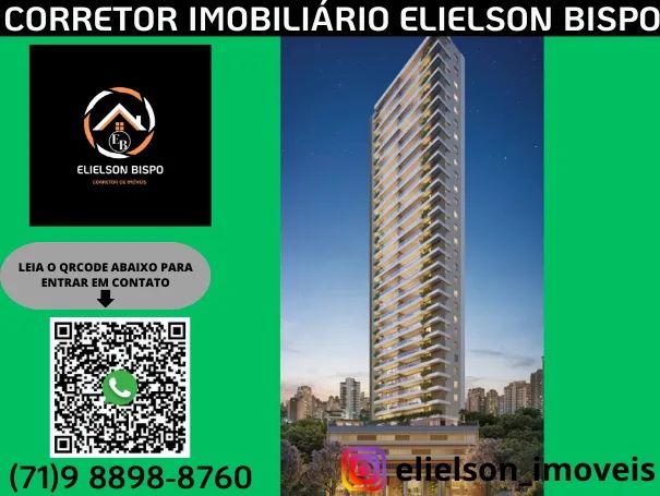 DOM HORTO FLORESTAL - Apartamento 4/4 com 2 ou 3 suítes e 3 opções de planta no melhor do 