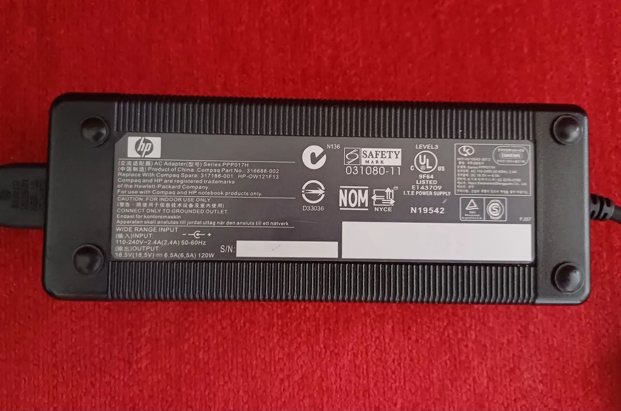 Carregador HP original para All in one/notebook  - Foto 2