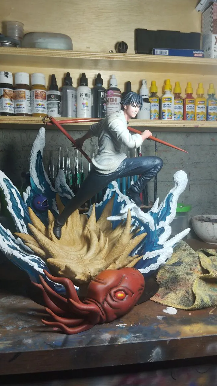 Estátua Toji Jujutsu kaisen