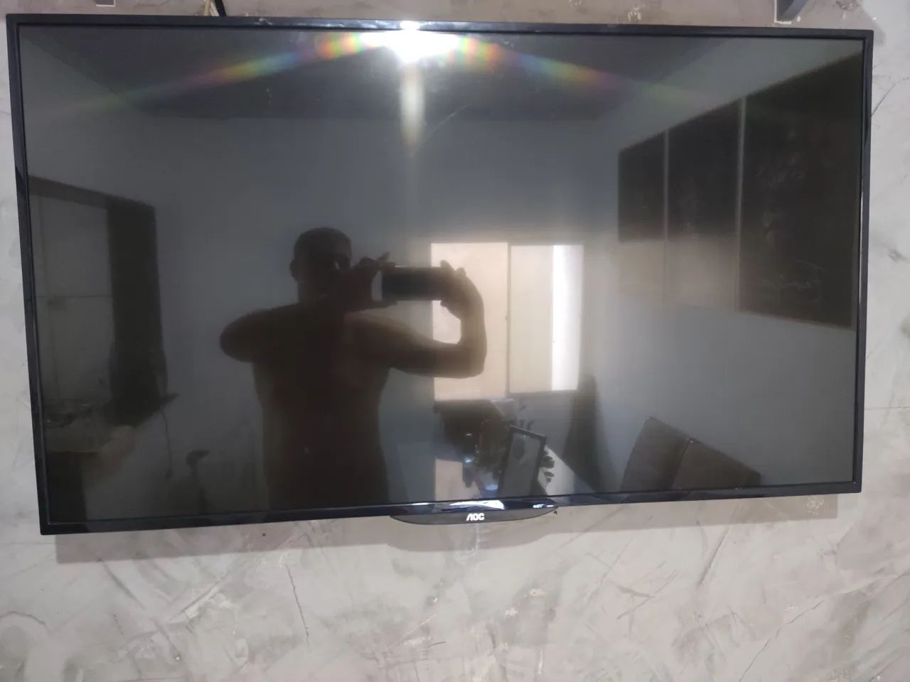 Tv aoc com led queimado64302956167170120