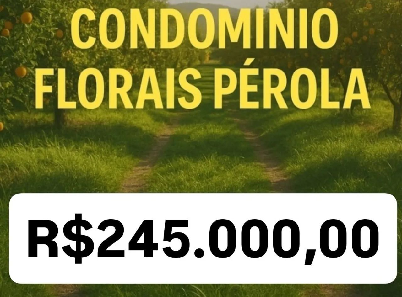 Lote condominio florais pérola 