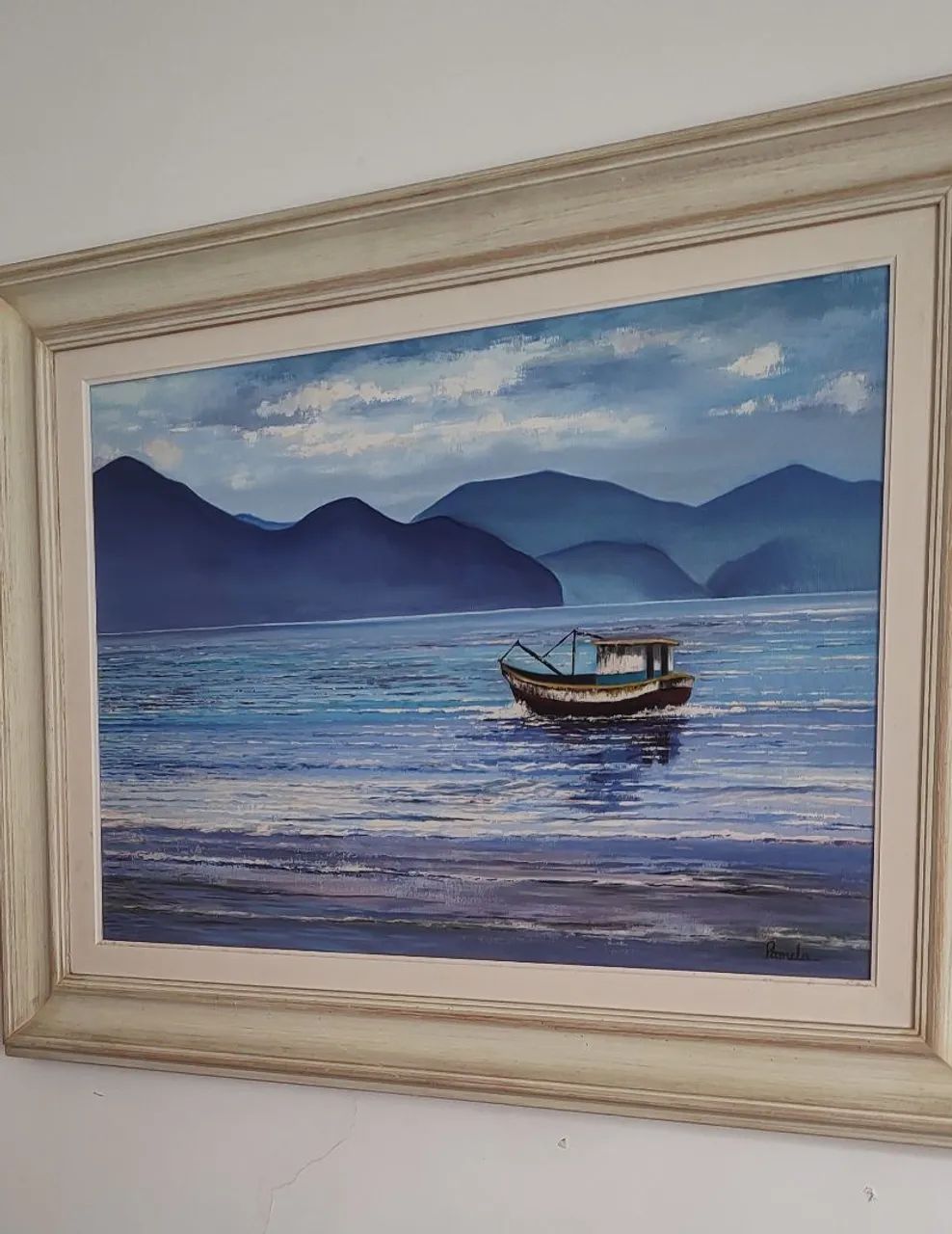 Quadro Mar Azul - Foto 2