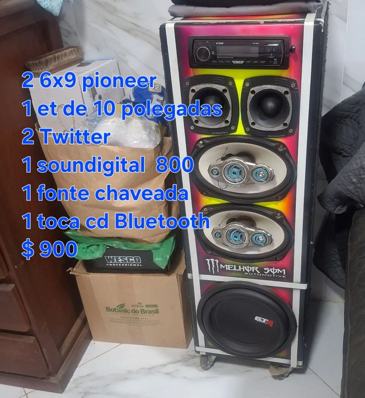 Caixa residencial - Aparelhos de Som - Ceilândia Sul (Ceilândia