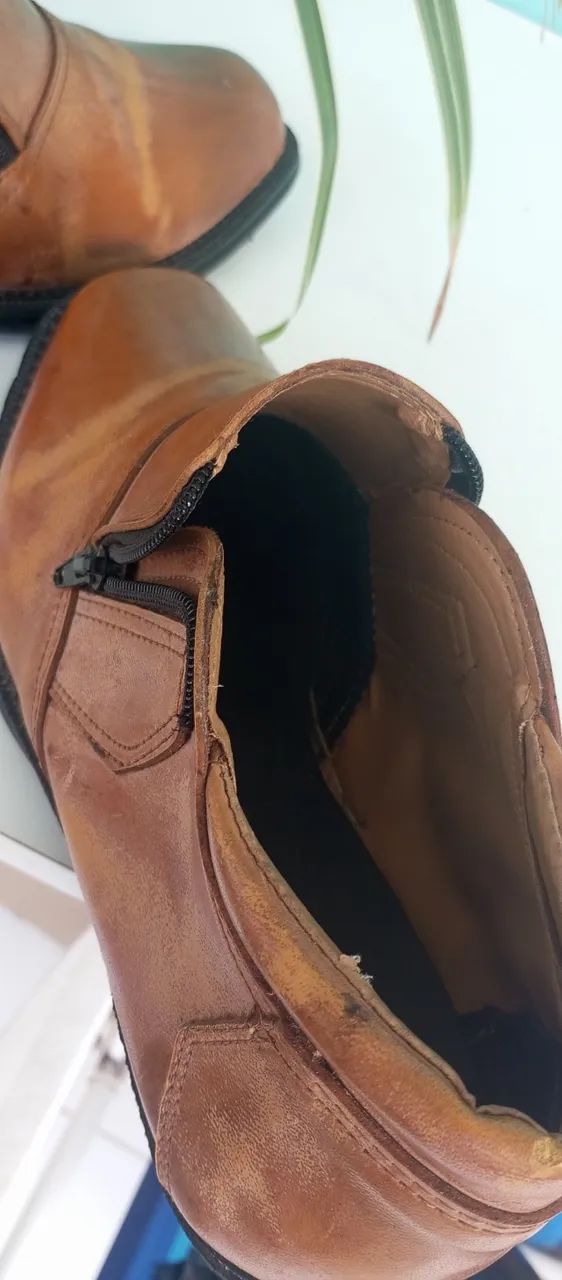 BOTA DE COURO LEGITIMO - N° 41 - Foto 3