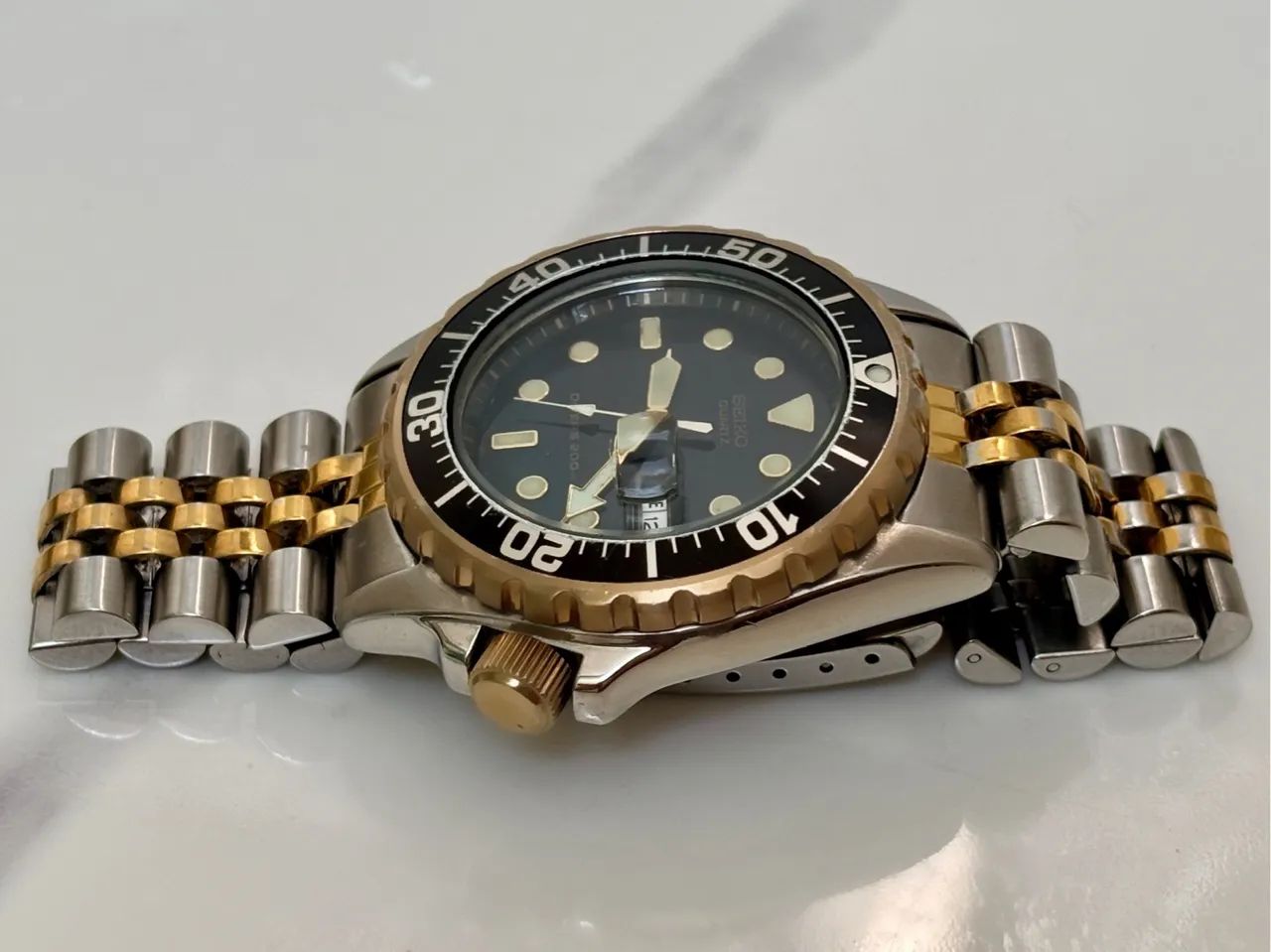SEIKO Diver WR 200M 7N36-6A29 quartzo vintage - Foto 5