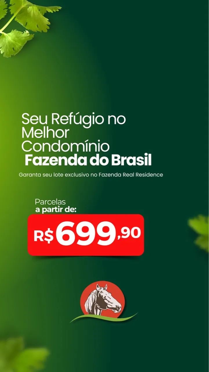 Lotes no Fazenda real 