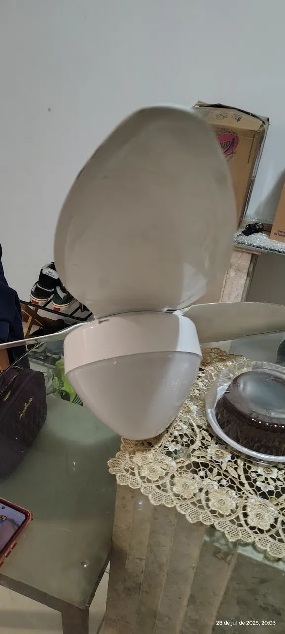 ventilador de teto com controle remoto 127v