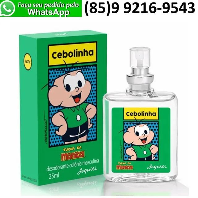 Perfume Colônia Cebolinha Turma da Mônica Jequiti 25ml