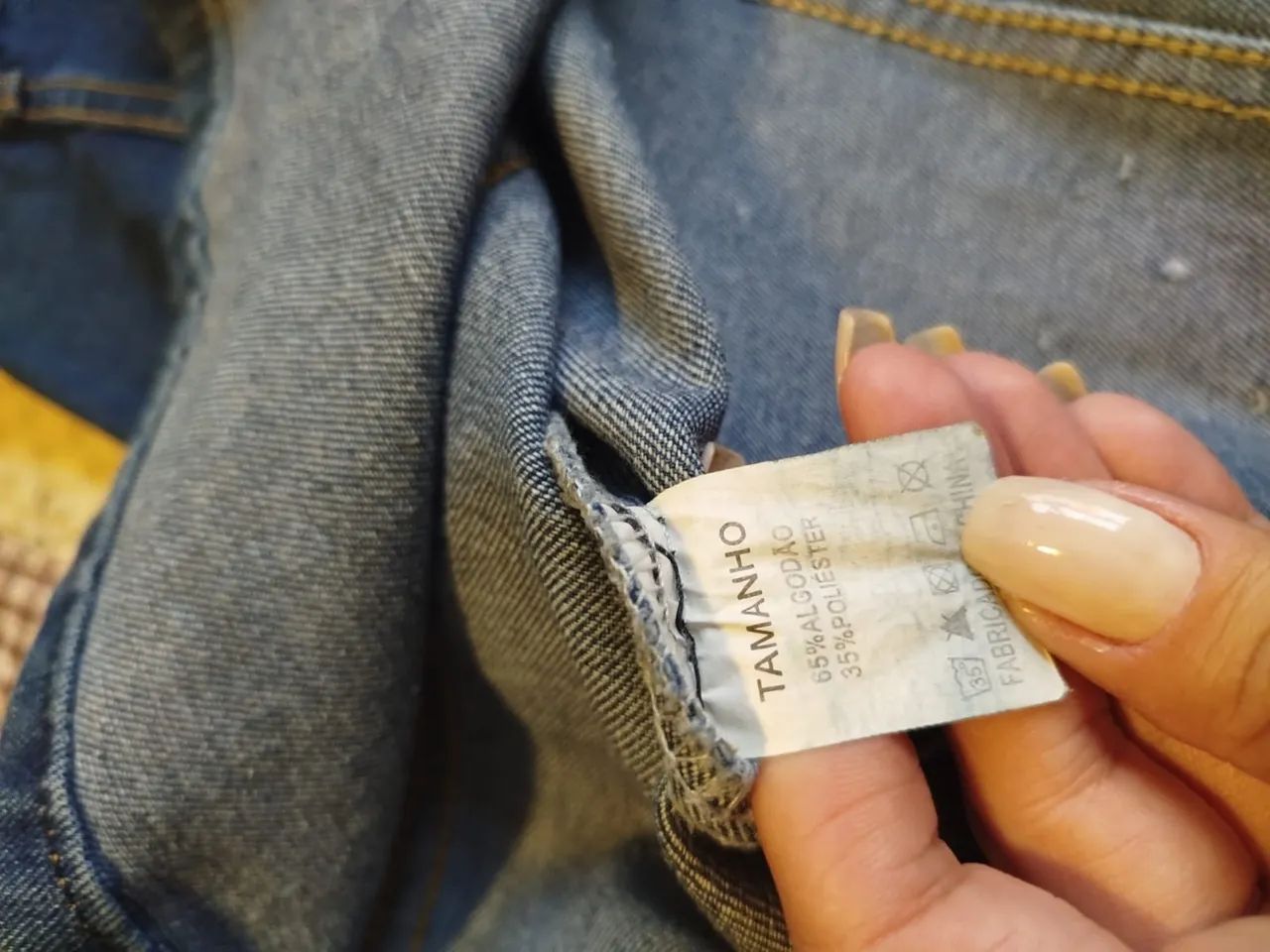 Saia Jeans Botões - Foto 4