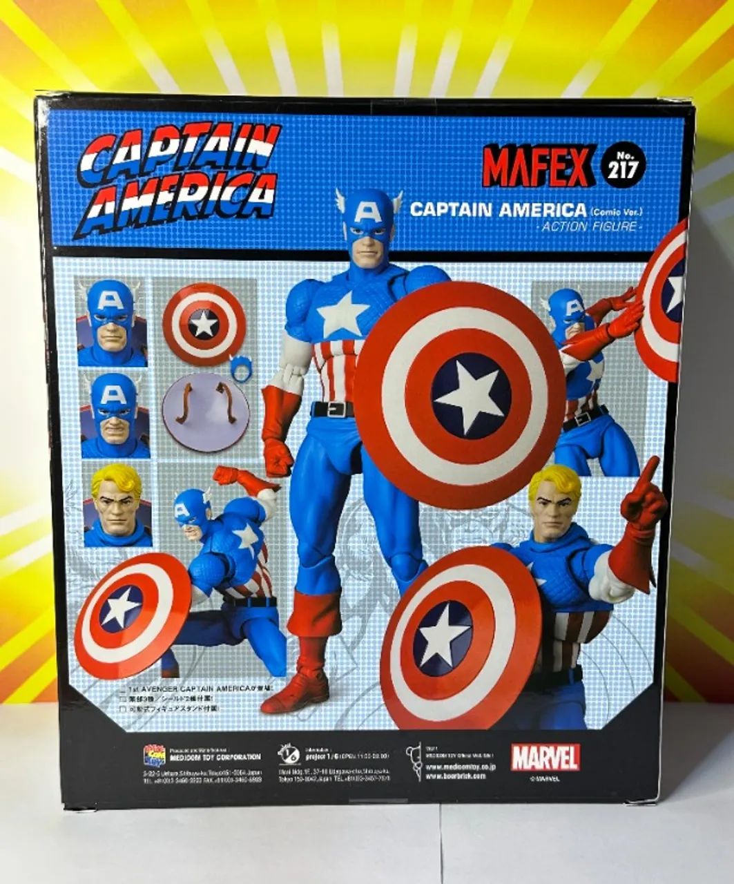 Mafex Capitão América Marvel - Hobbies e coleções - Vila João Vaz