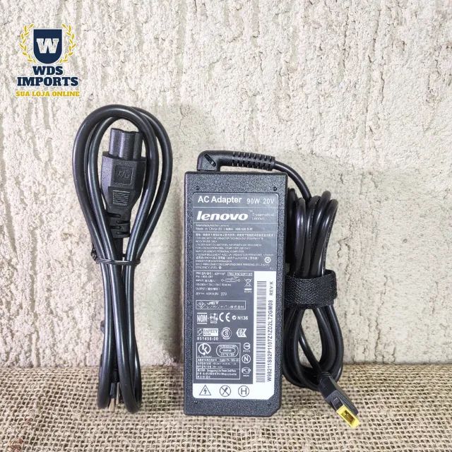 Fonte Carregador Compatível Notebook Lenovo 20V 90W Usb