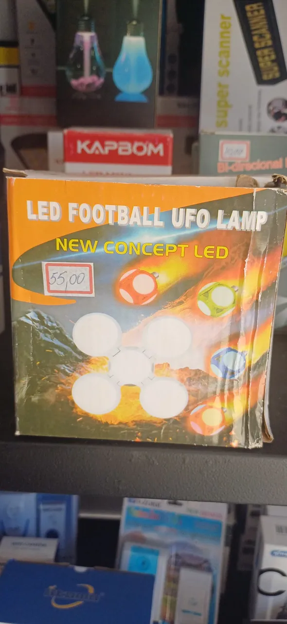 LED Football UFO Lamp - Iluminação Criativa