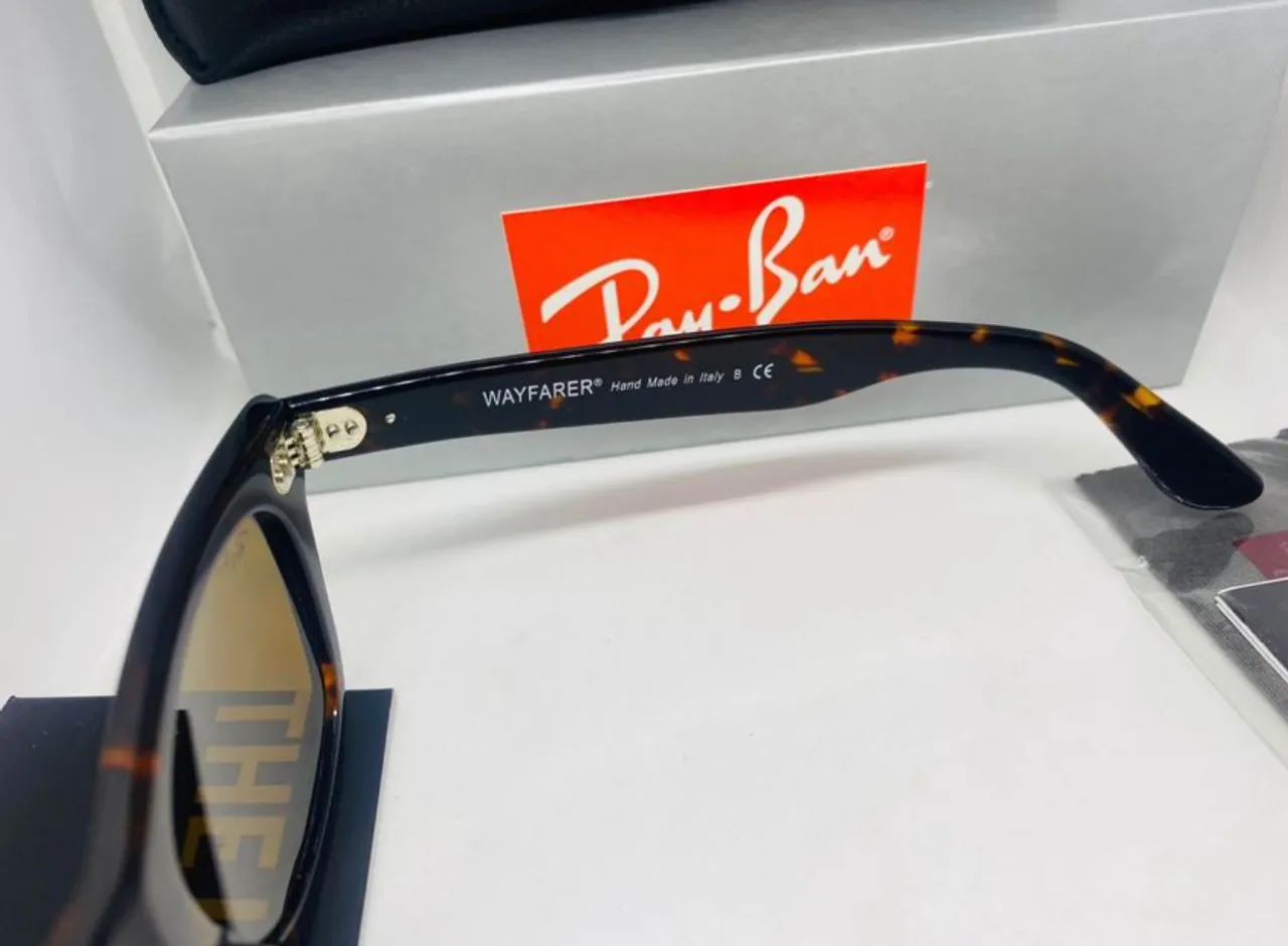  Ray Ban clássico wayfarer (Marrom) - Foto 2