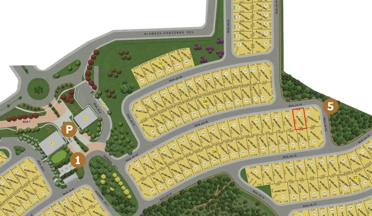 Lote no Condomínio Jardins Amsterdã - Goiânia