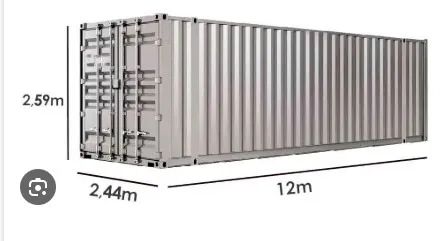 container de 40 E 20 PES pés usados em bom estado  - Foto 6