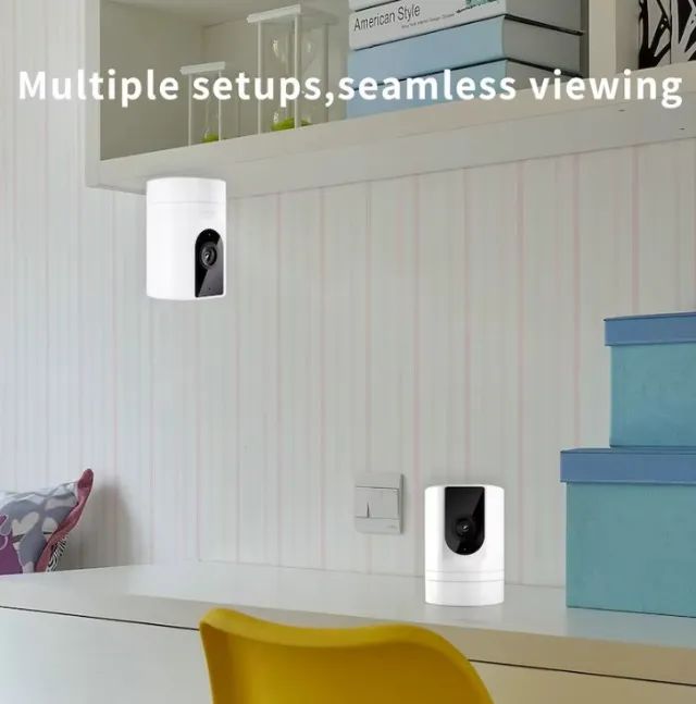 NOVA | Babá Eletrônica Mini Câmera IR 1080p Detecção de Movimento Com Áudio - Entregamos - Foto 4