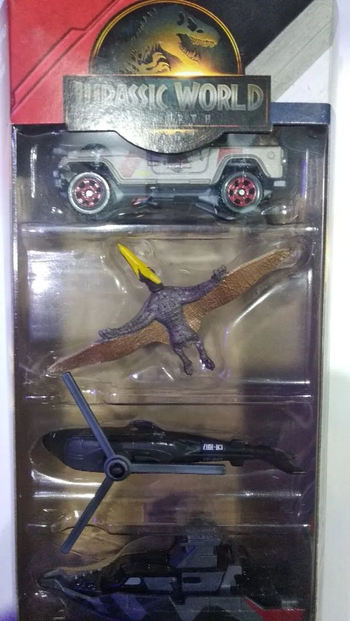 Pack Matchbox  Miniatura Jurassic World  c/5  Mattel - Foto 2