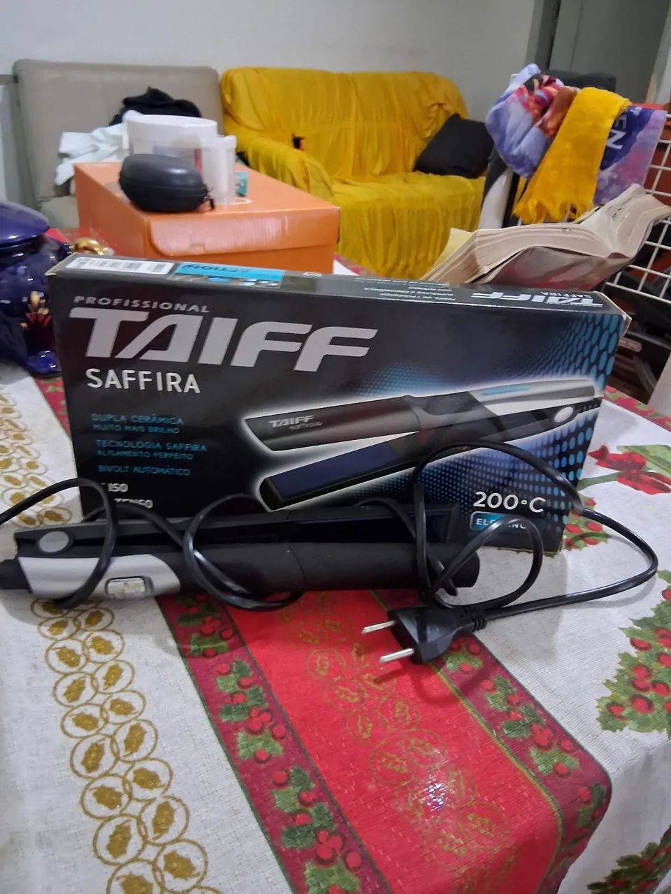 Prancha Taiff Saffira 200°C - Foto 4