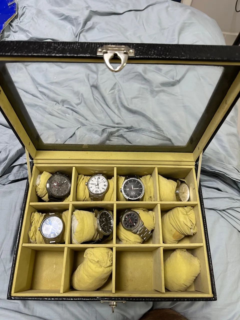 Coleção de relógios de marca 
