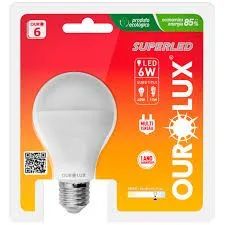 10 Lâmpada LED 6W - Super Led - ourolux