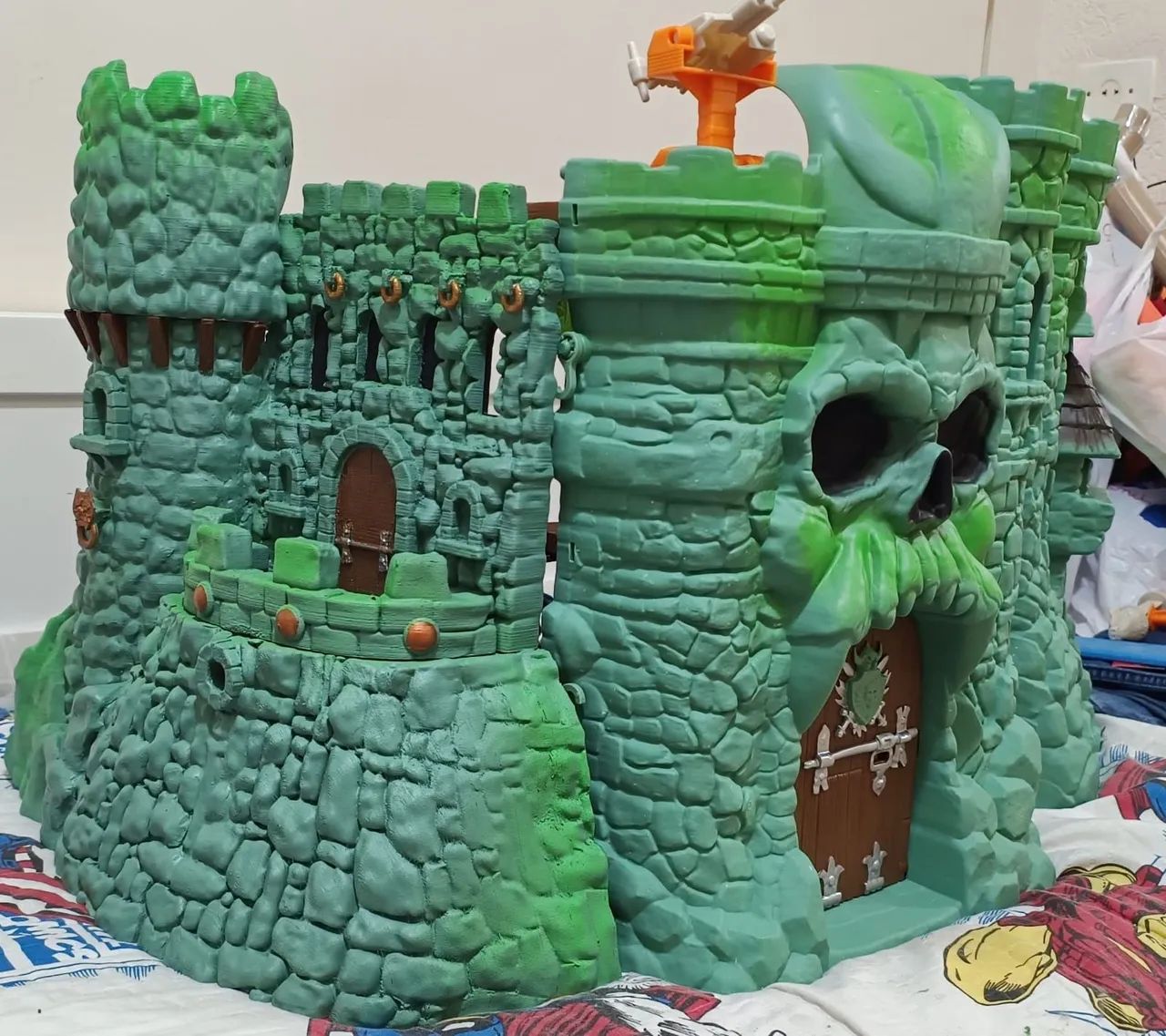 3º parede do Castelo de brinquedo vintage, com ou sem os móveis,   - Foto 2