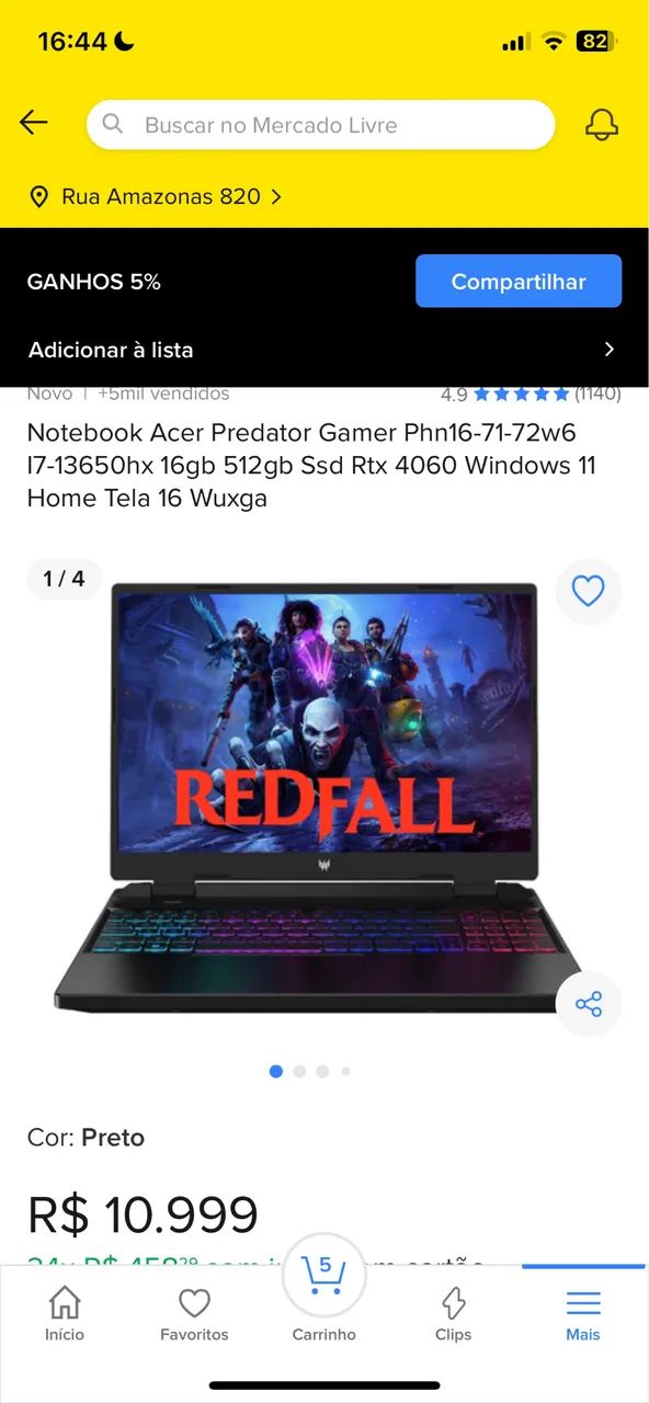 Gaming Notebook64297081841027125