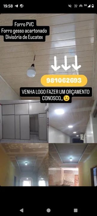DIVISÓRIAS E FORROS 