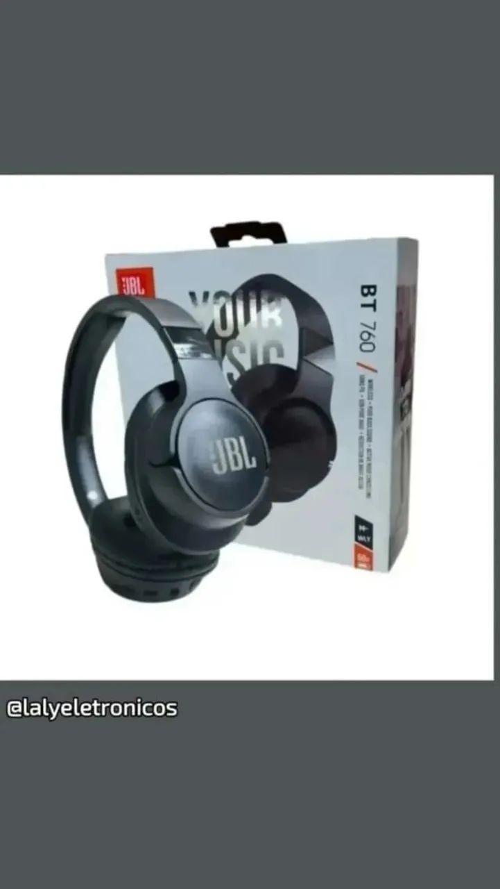 Fone de Ouvido JBL BT 760 - Sem Fio - Novo