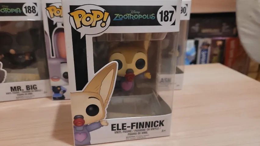 Funko Pop - Zootopia - Nick Wilde, Ele-Finick, Mr Big, Judy Hopps e Flash - Foto 3