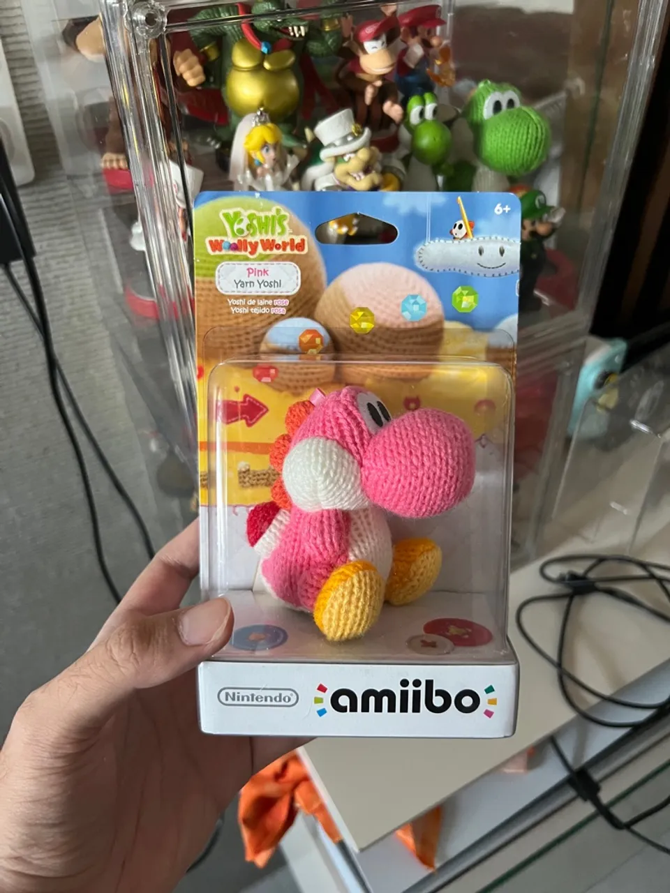 Amiibo Yarn Yoshi Pink - Yoshi's Woolly World