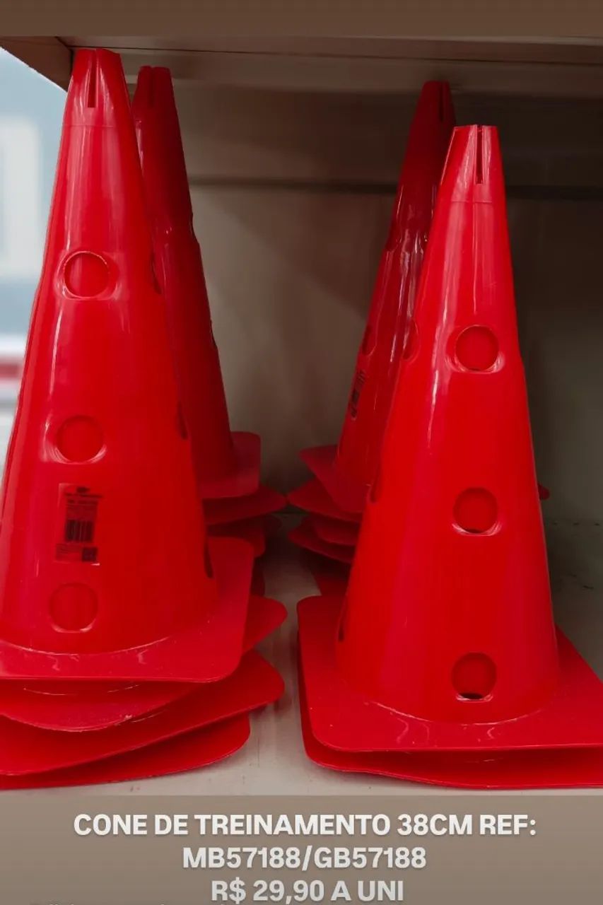 CONE DE TREINAMENTO 38CM REF: MB57188/GB57188<br>