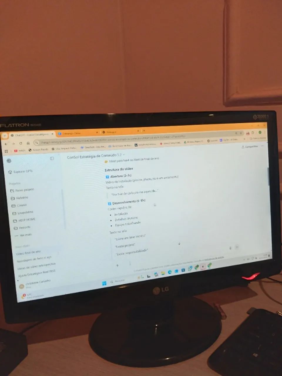 Monitor LG 20" entrada VGA