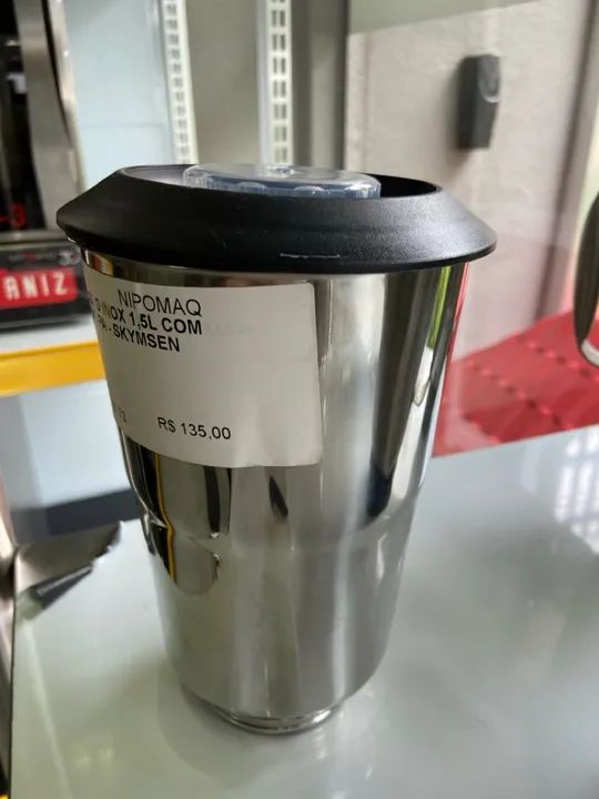 COPO INOX 1,5L COM TAMPA - SKYMSEN  - Foto 2