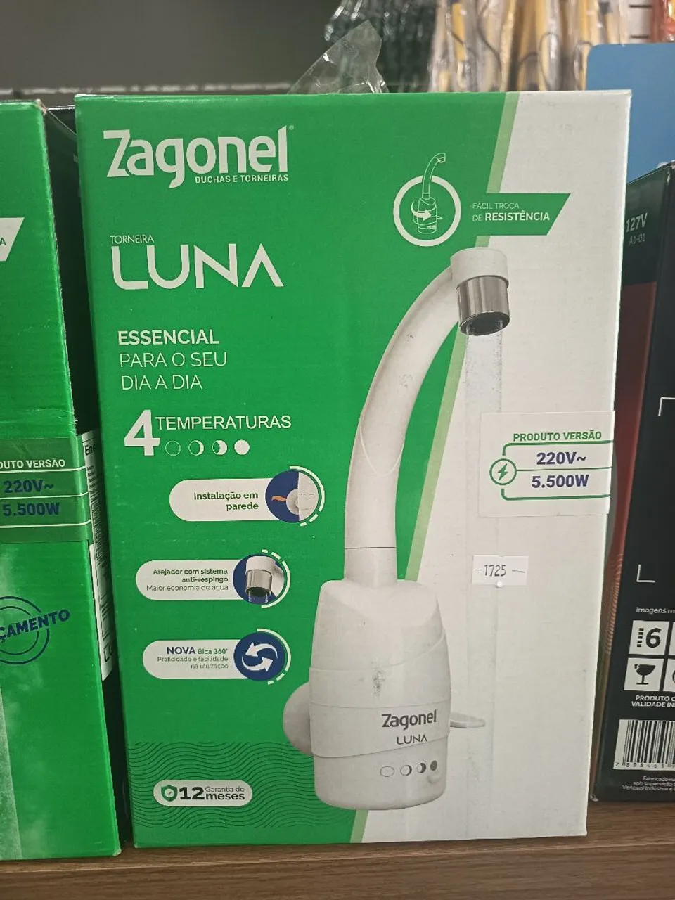 Torneira Elétrica Zagonel Luna 220V 5.500W
