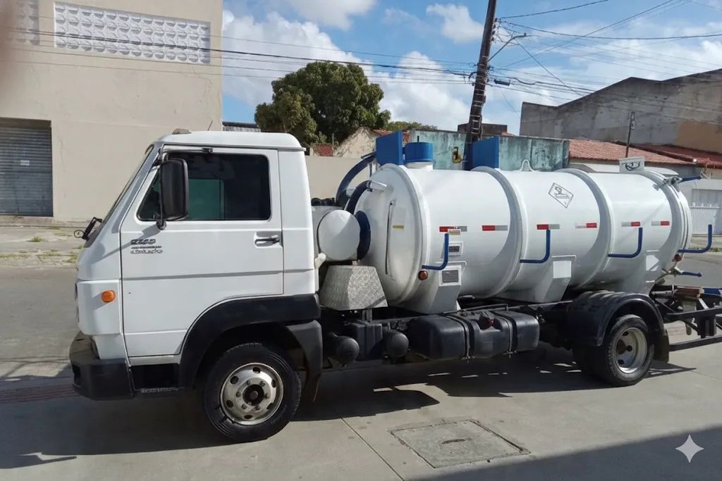 Caminhão Limpa Fossa VW 8.160 - 2015- Completo - Pronto para Trabalhar - Foto 5