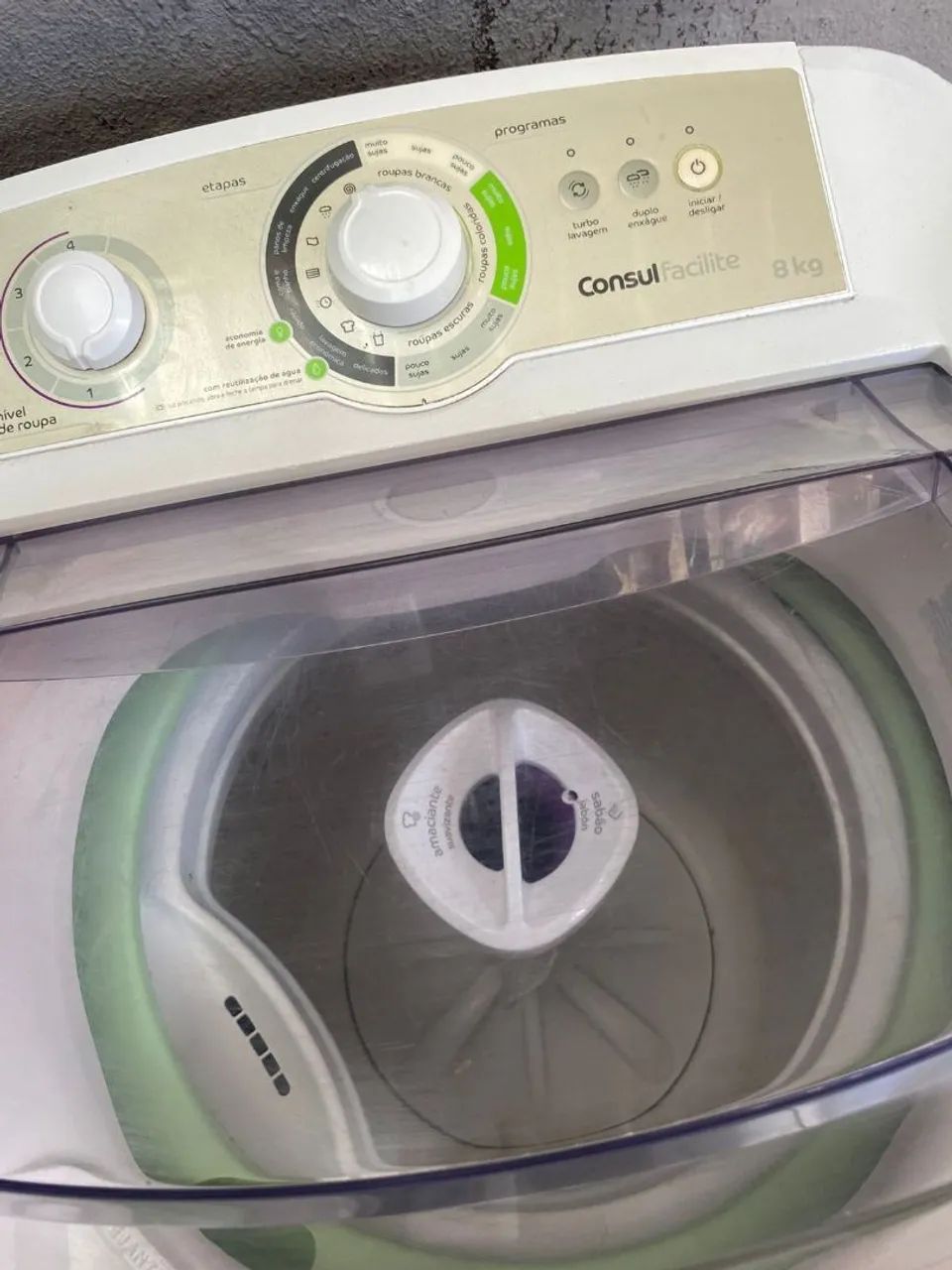 Máquina de lavar roupa Consul facilite 8 kg 64291458000387123