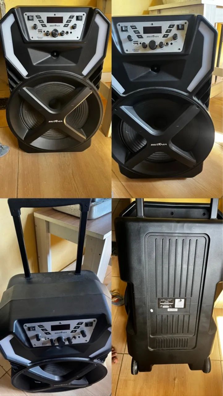 Caixa de som Britânia 1000w