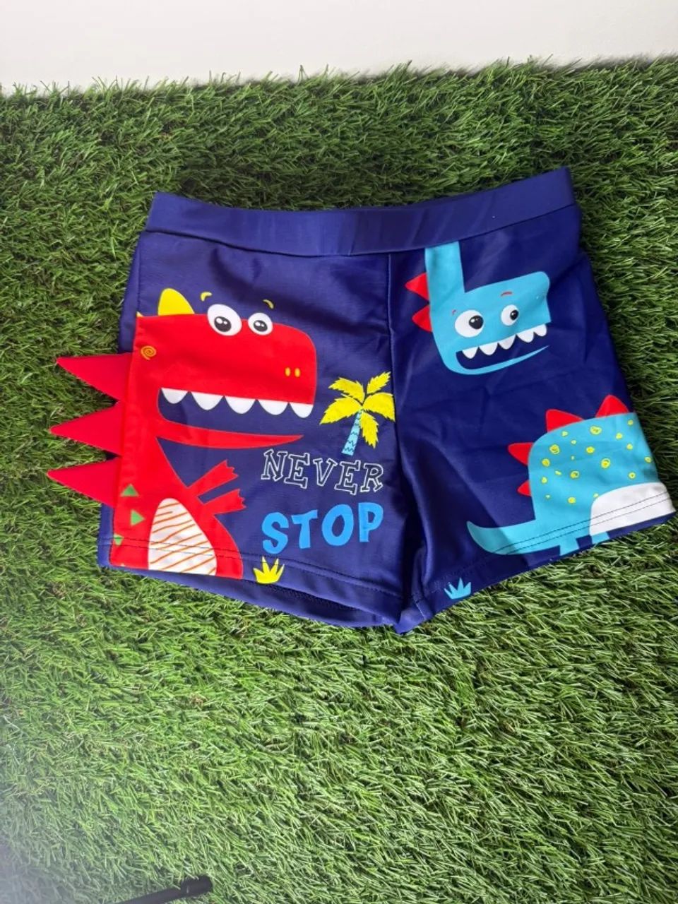 Sunga boxer infantil 3D tematica Proteção Solar Uv - Foto 5