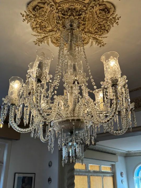 Lustre de Cristal Antigo - Foto 2