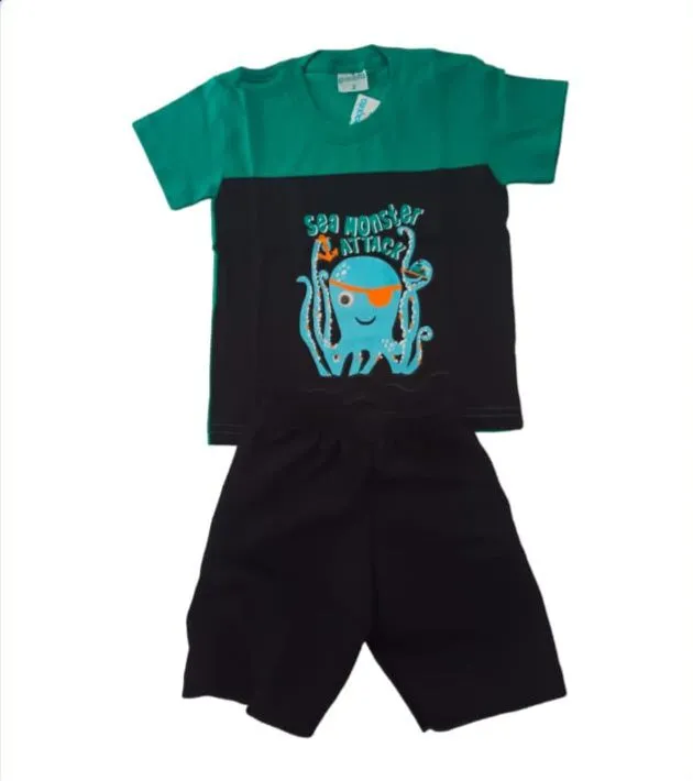 Conjunto Infantil Sea Monster Attack