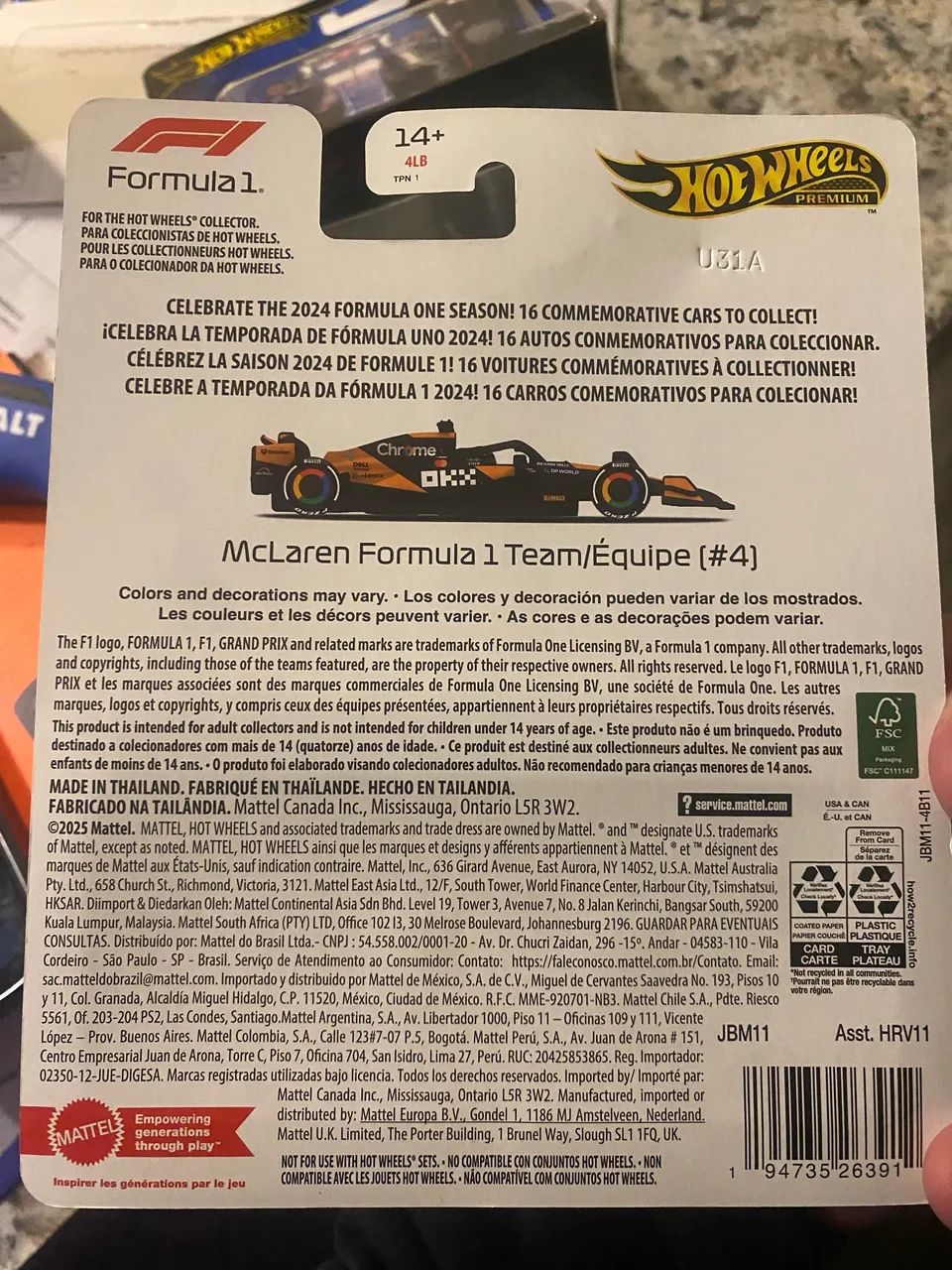 Hot wheels premium F-1 McLarem fórmula one team - Foto 2