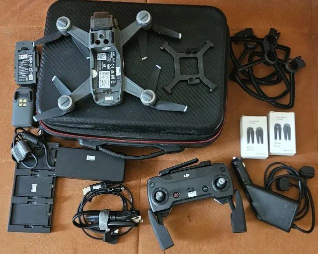 Drone DJI Spark +Contr +2 Bat, 64GB, GPS, Vídeo FHD/Fotos 12MP, Seminovo, Maleta, Garantia - Foto 4