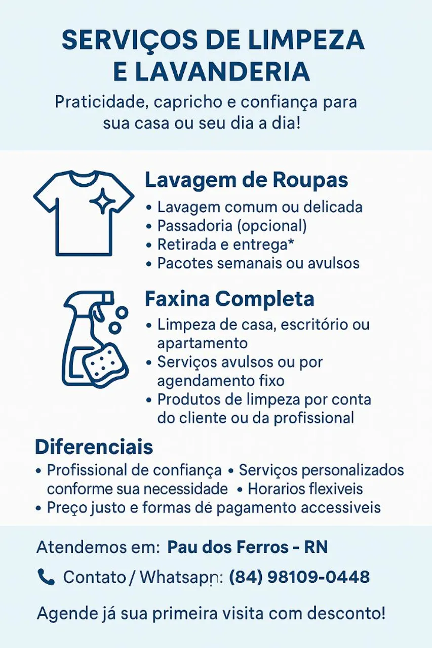 Limpa e lava!!