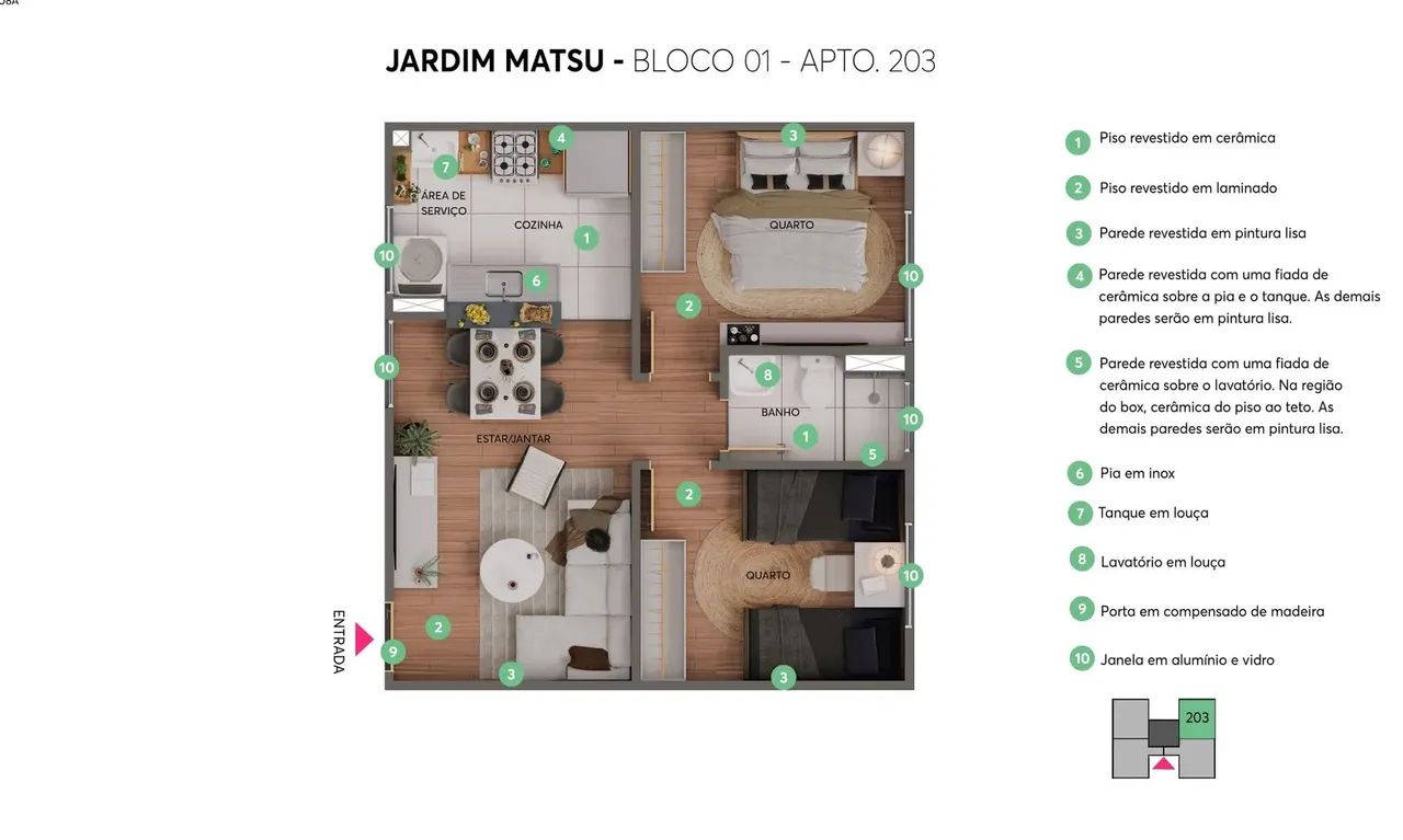 RESIDENCIAL JARDIM MATSU - LANÇAMENTO MRV - Foto 4