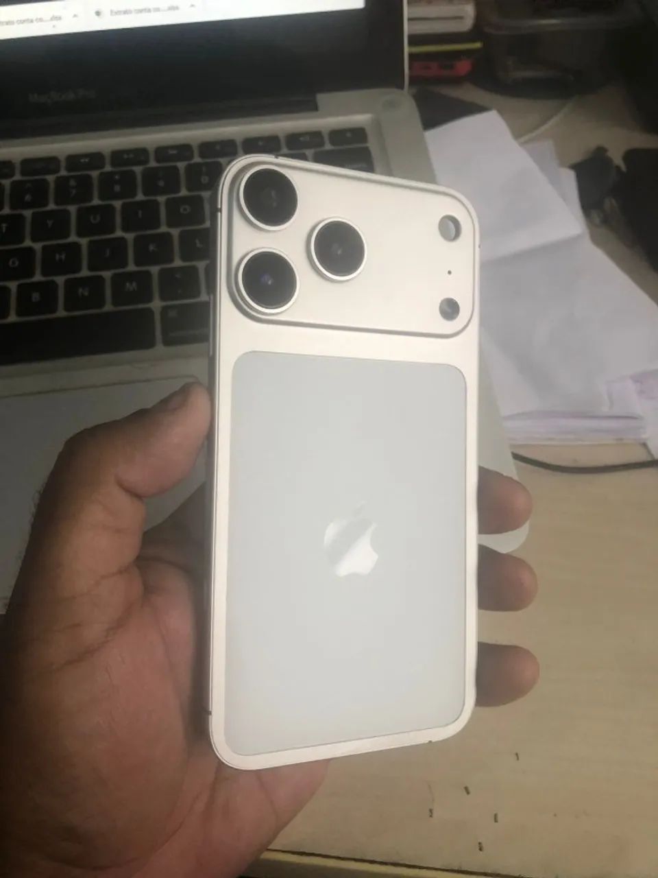 carcaça para transformar iphone XR em iphone 17 pro  - Foto 4