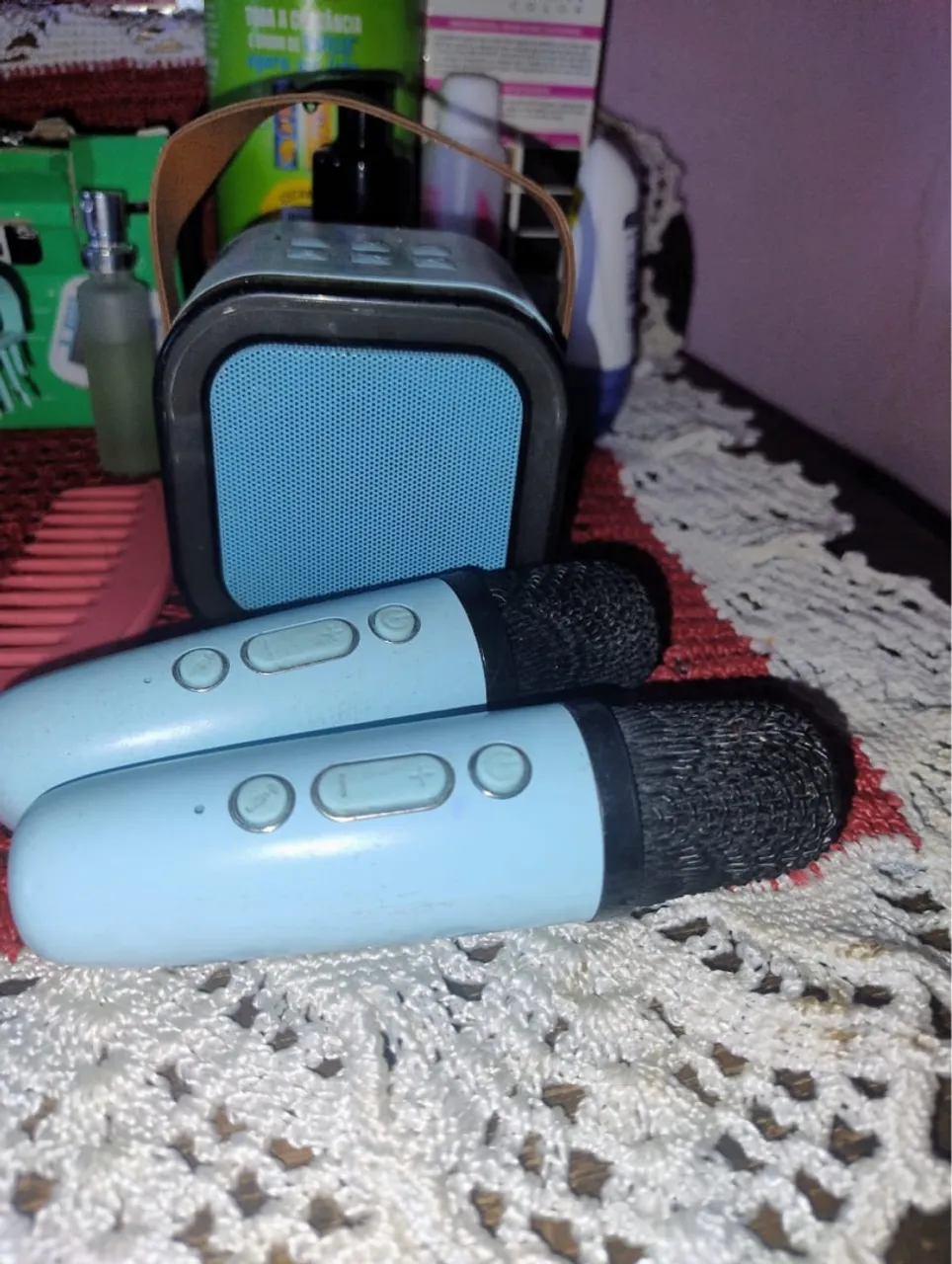 Microfones Karaokê Bluetooth