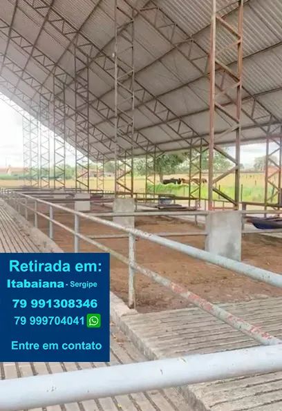 Baixou o preço!!! Estrutura metálica para Galpão