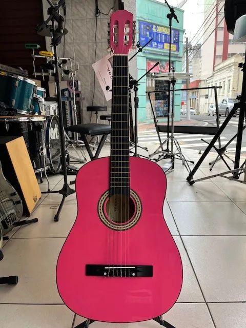 Violão Rosa